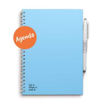 Erasable agenda A5 Sky Blue front cover