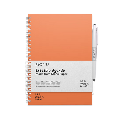 Erasable agenda A5 Sunset Orange front-cover