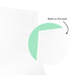 Erasable flipover sheets paper layout