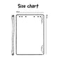 Erasable flipover sheets size chart