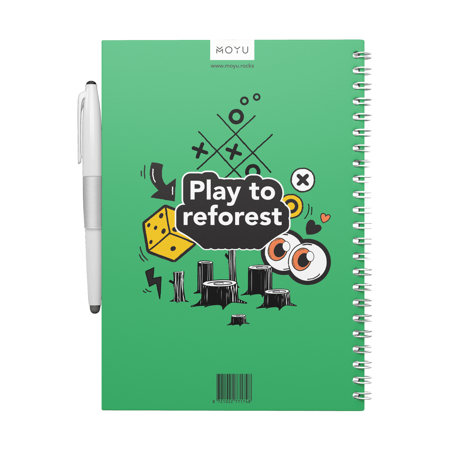 Erasable game book A5 backcover