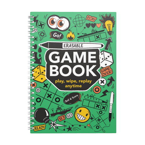 Erasable game book a5 front cover