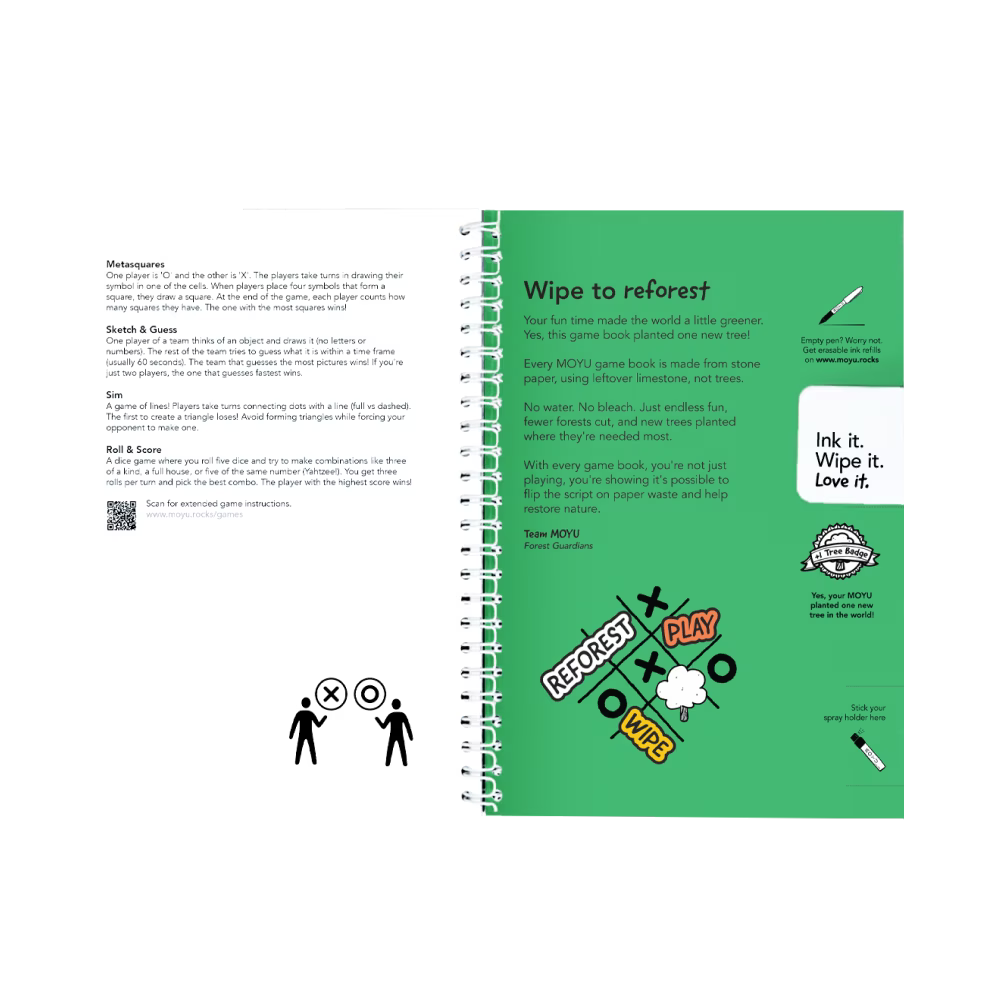 Erasable Game Book A5