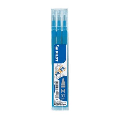 MOYU Pilot Frixion erasable light blue ink refills