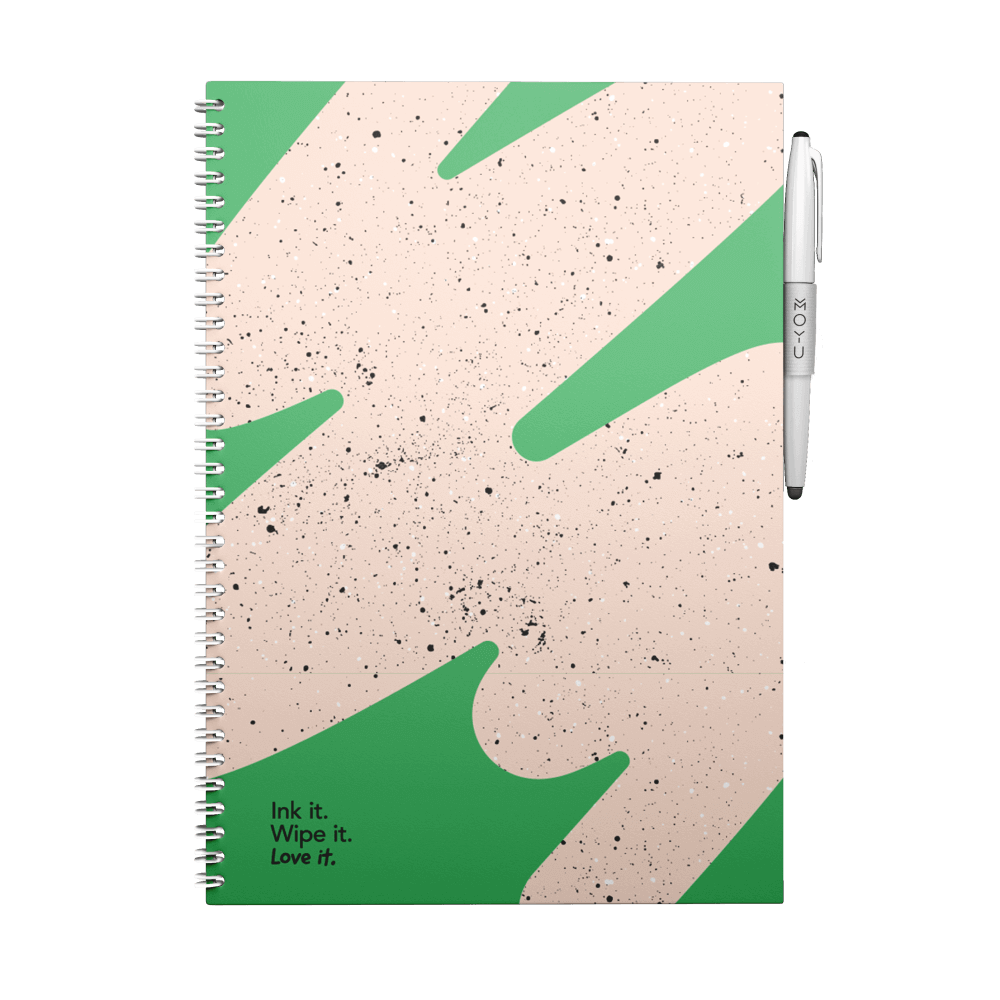 Erasable notebook A4 Flashy Moss front cover