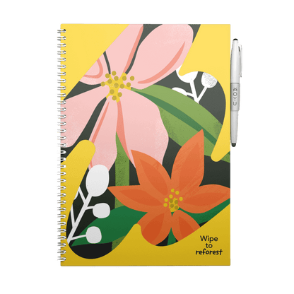 Erasable notebook A4 Flower Vibes front cover