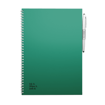 Erasable notebook A4 Forest Green front cover