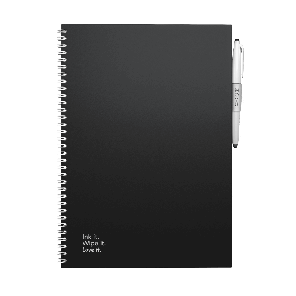 Erasable notebook A4 Pitch Black front cover