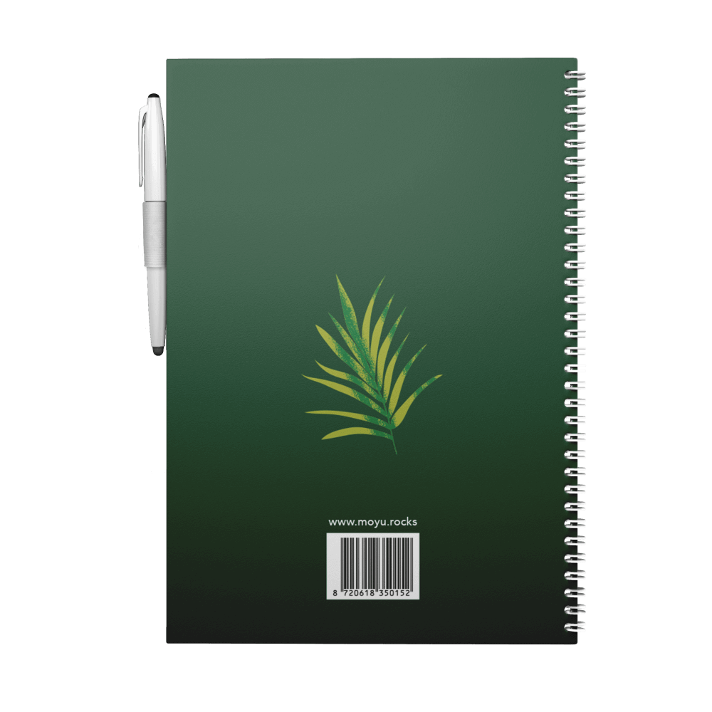 Erasable notebook A4 Safari Nights back cover