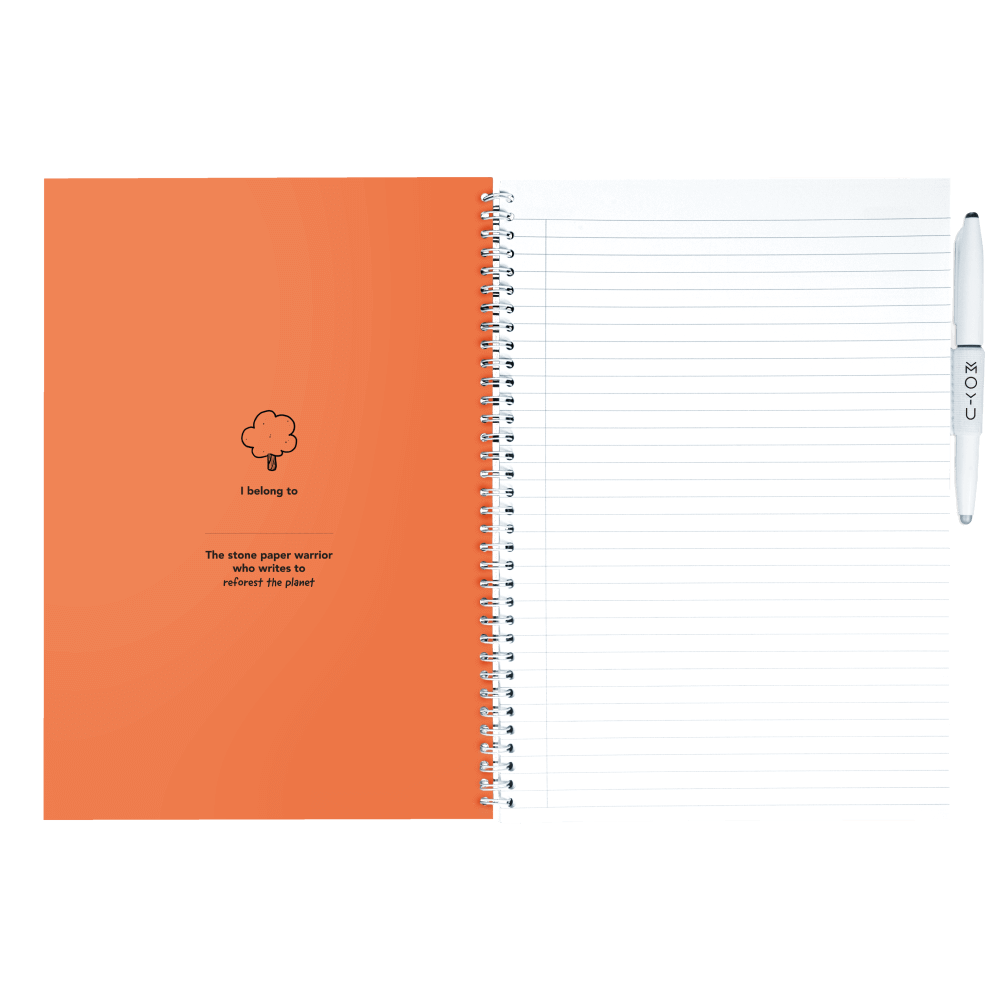 Erasable notebook A4 Sunset Orange front cover