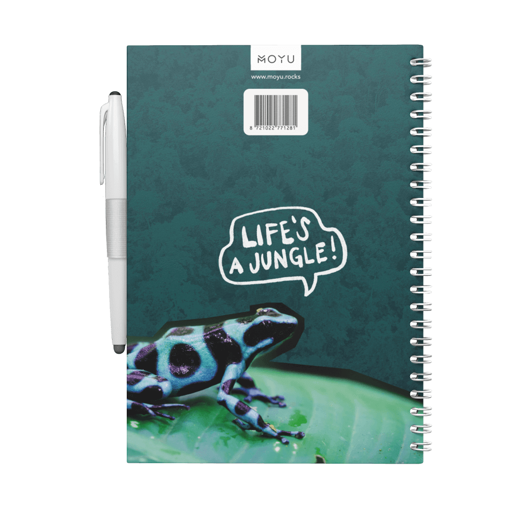 Erasable notebook A5 Adopt Rainforest back cover