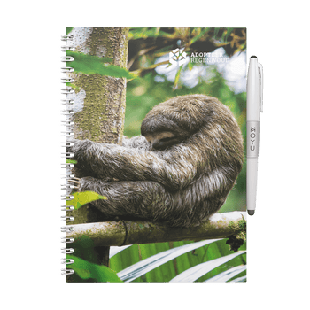 Erasable notebook A5 Adopt Rainforest Sloth front cover