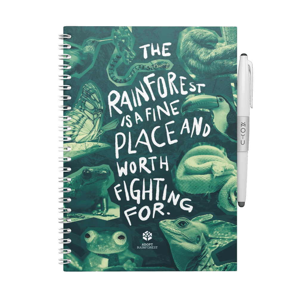 Erasable  notebook A5 Adopt Rainforest Tropical front cover