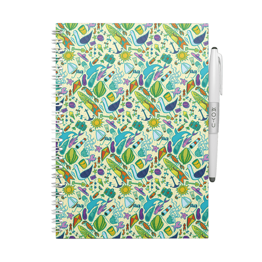 Erasable notebook A5 Beachy Fun front cover