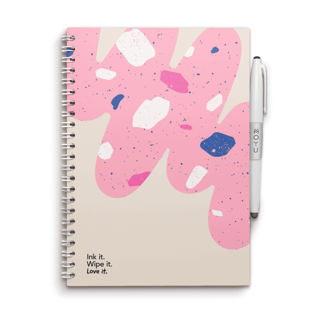 Erasable notebook A5 Flamingo desert front cover