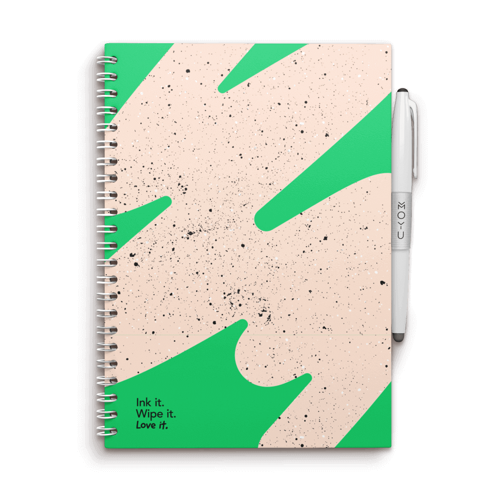 Erasable notebook A5 Flashy Moss front cover