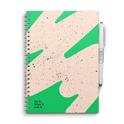 Erasable notebook A5 Flashy Moss front cover