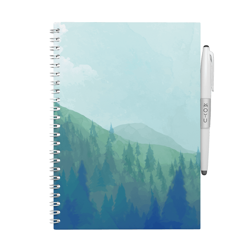 Erasable notebook A5 Misty Mountain front cover