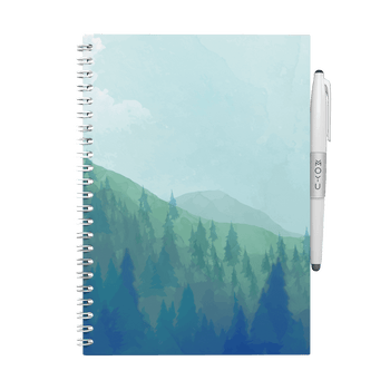 Erasable notebook A5 Misty Mountain front cover