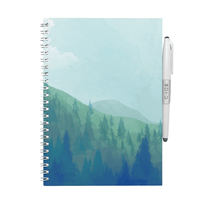 Erasable notebook A5 Misty Mountain front cover