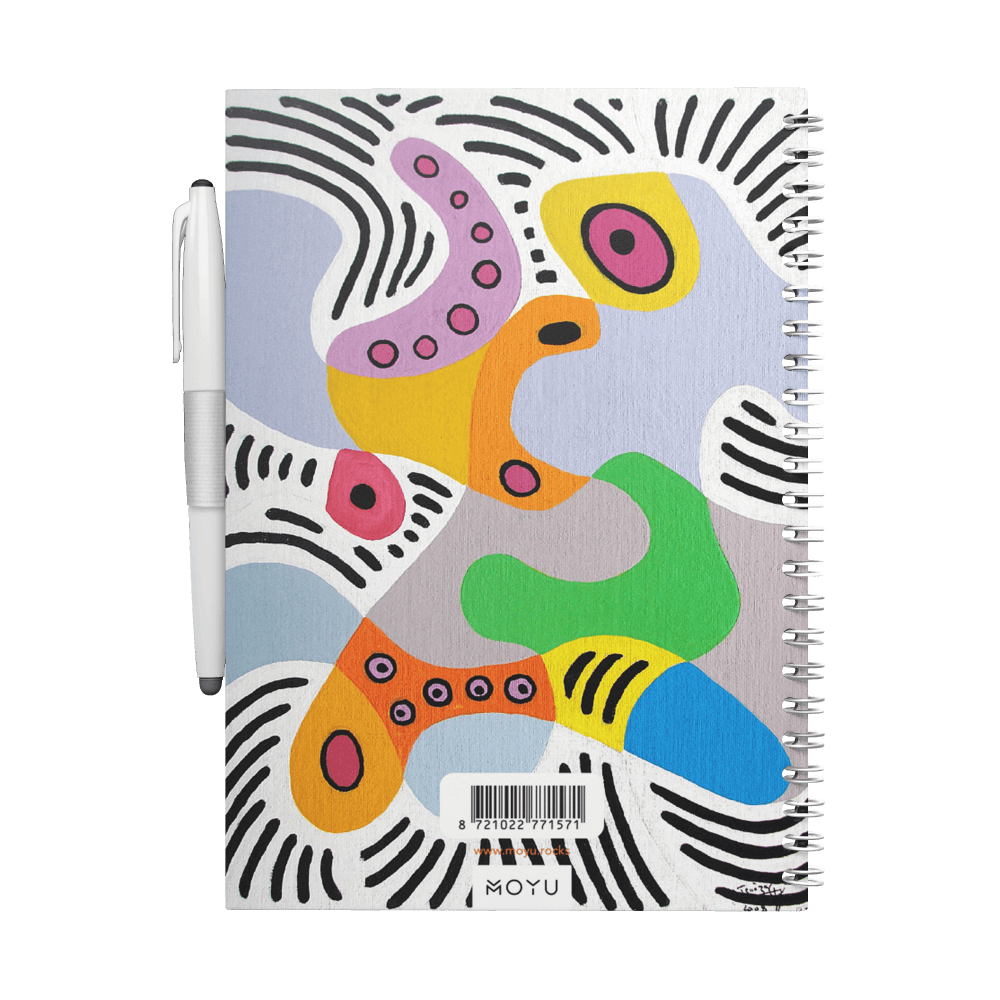 Erasable notebook A5 New Cosmos back cover