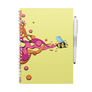 Erasable notebook A5 Pollinators front cover