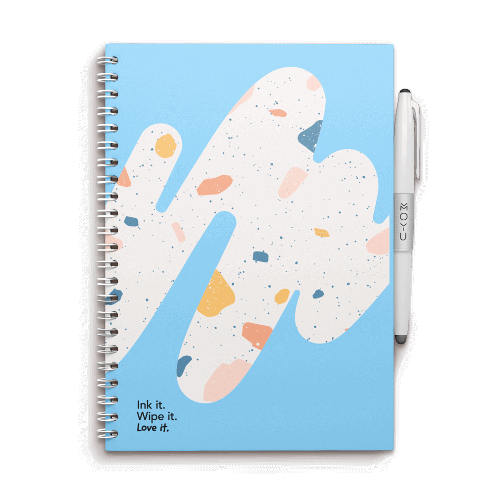 Erasable Notebook Grid Pages