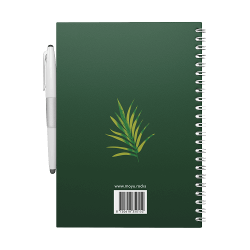 Erasable notebook A5 Safari Nights back cover