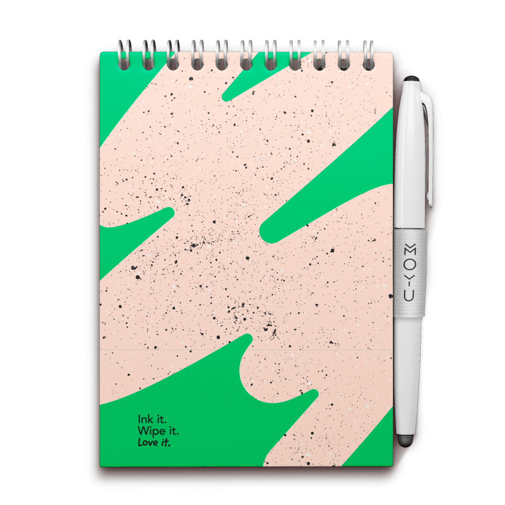 Erasable notebook A6 Flashy Moss front cover