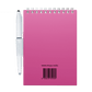 Erasable notebook A6 Passion Pink back cover