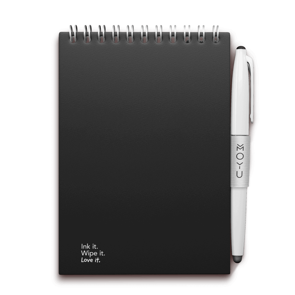 Erasable notebook A6 Pitch Black front cover