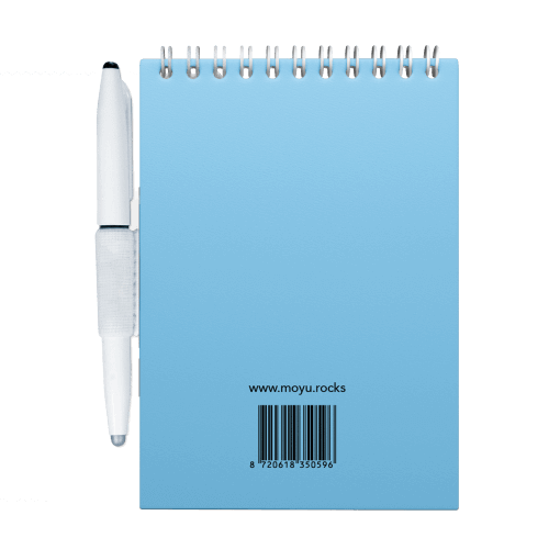 Erasable notebook A6 Rocky Ice back cover