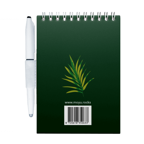 Erasable notebook A6 Safari Nights back cover