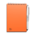 Sunset Orange Notizbuch