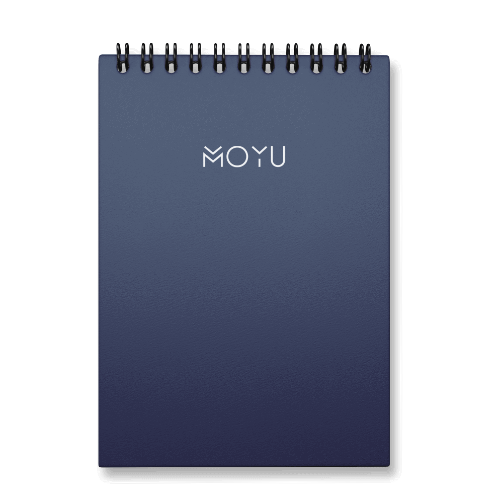 Erasable notepad A6 Notepad New Navy front cover