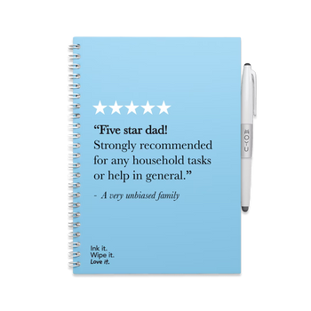 Uitwisbaar Notitieboek A5 - Vaderdag