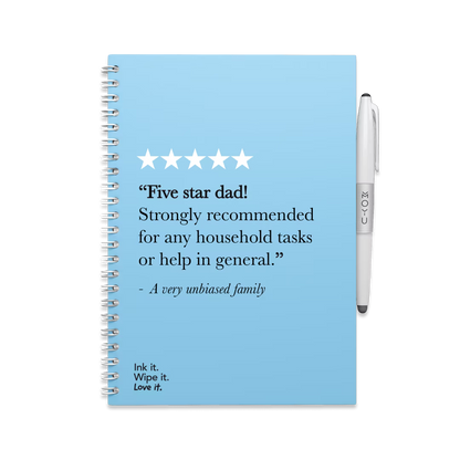 Uitwisbaar Notitieboek A5 - Vaderdag
