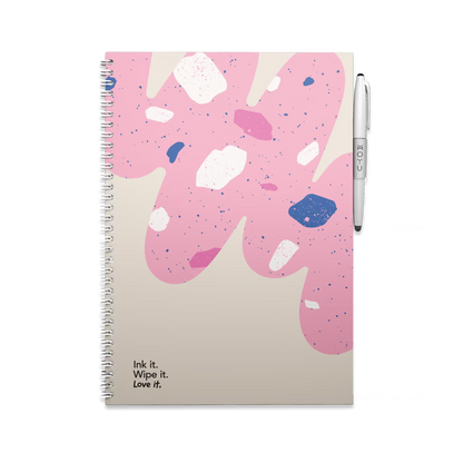 Erasable Notebook A4 - Flamingo Desert