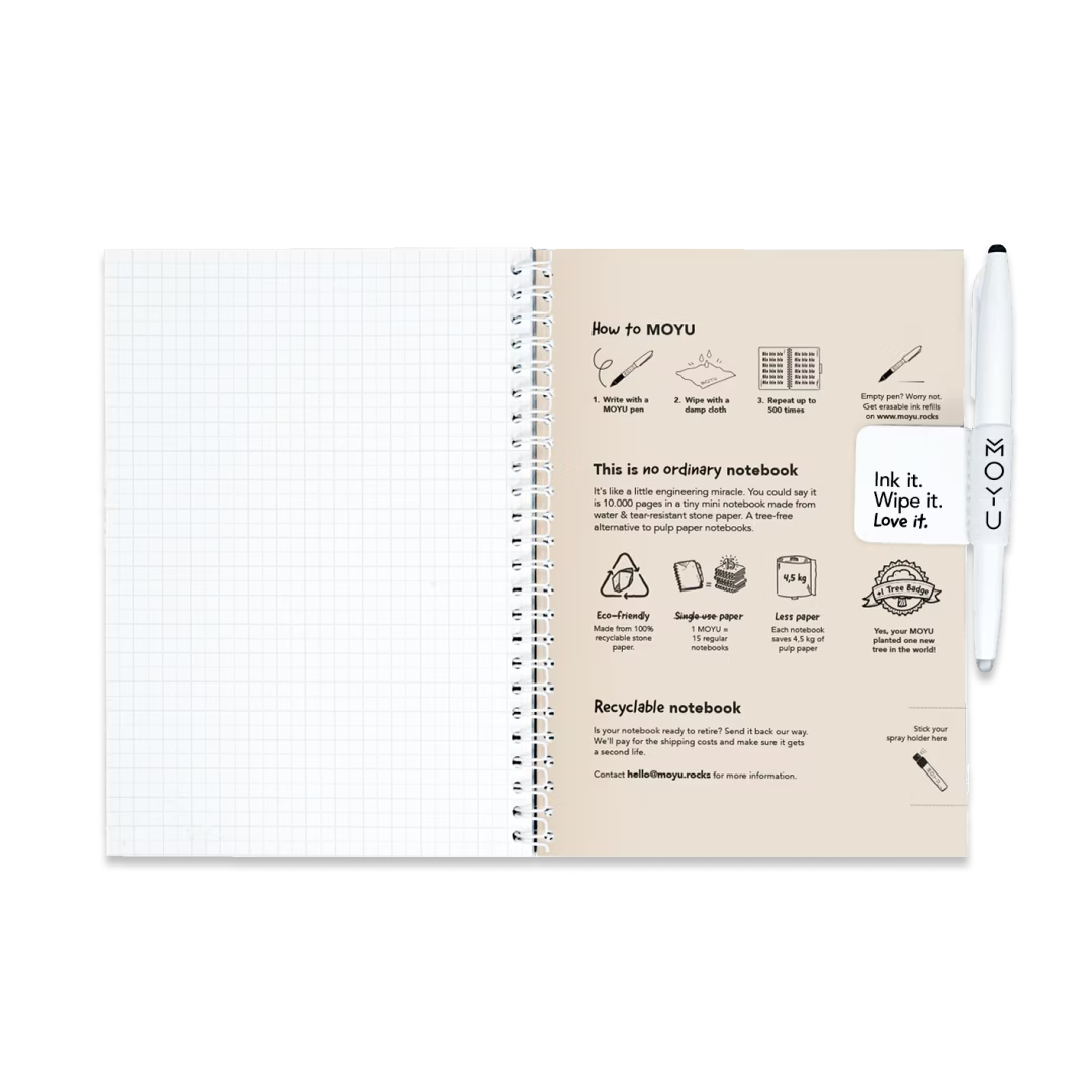 Erasable Notebook A5 - Flamingo Desert