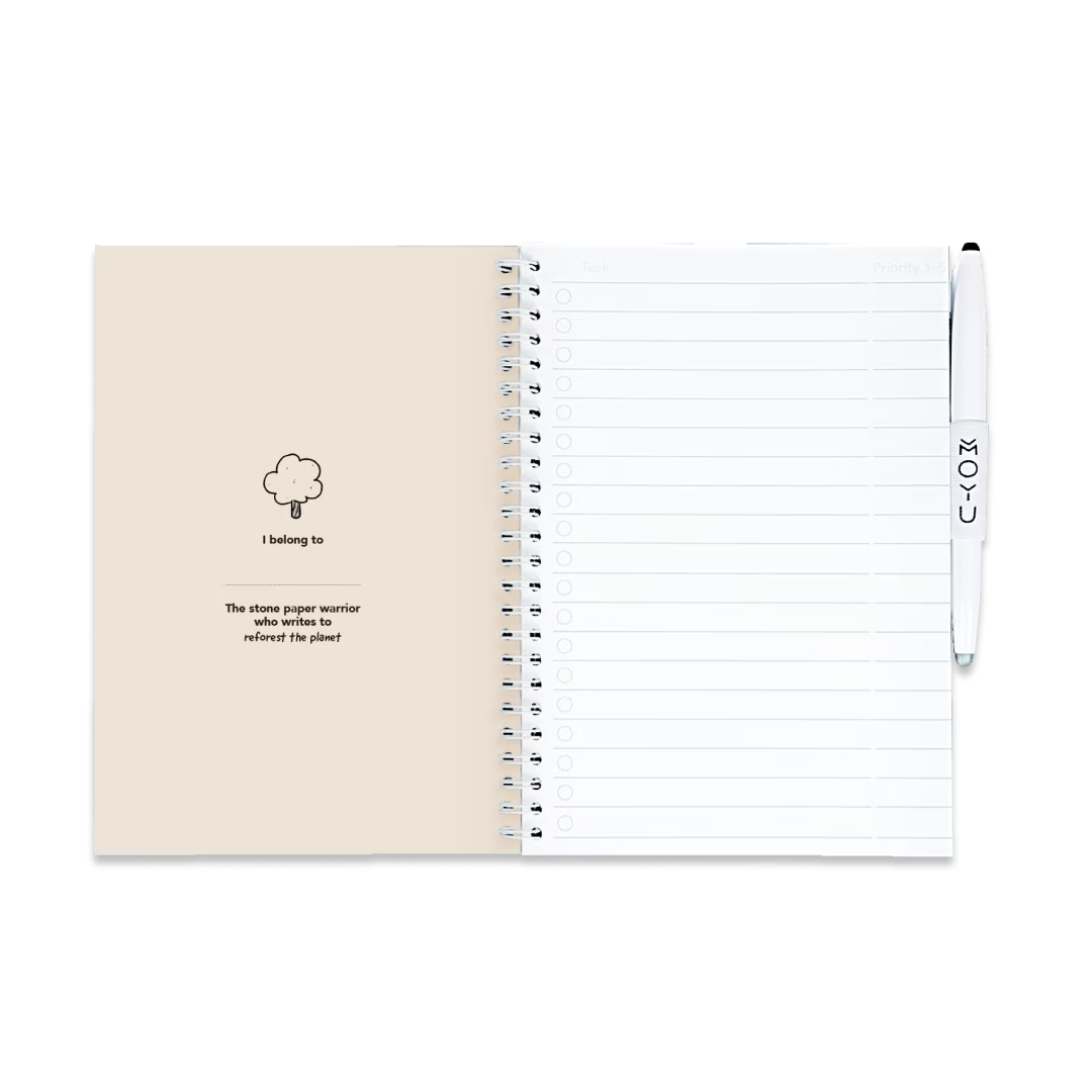 Erasable Notebook A5 - Flamingo Desert