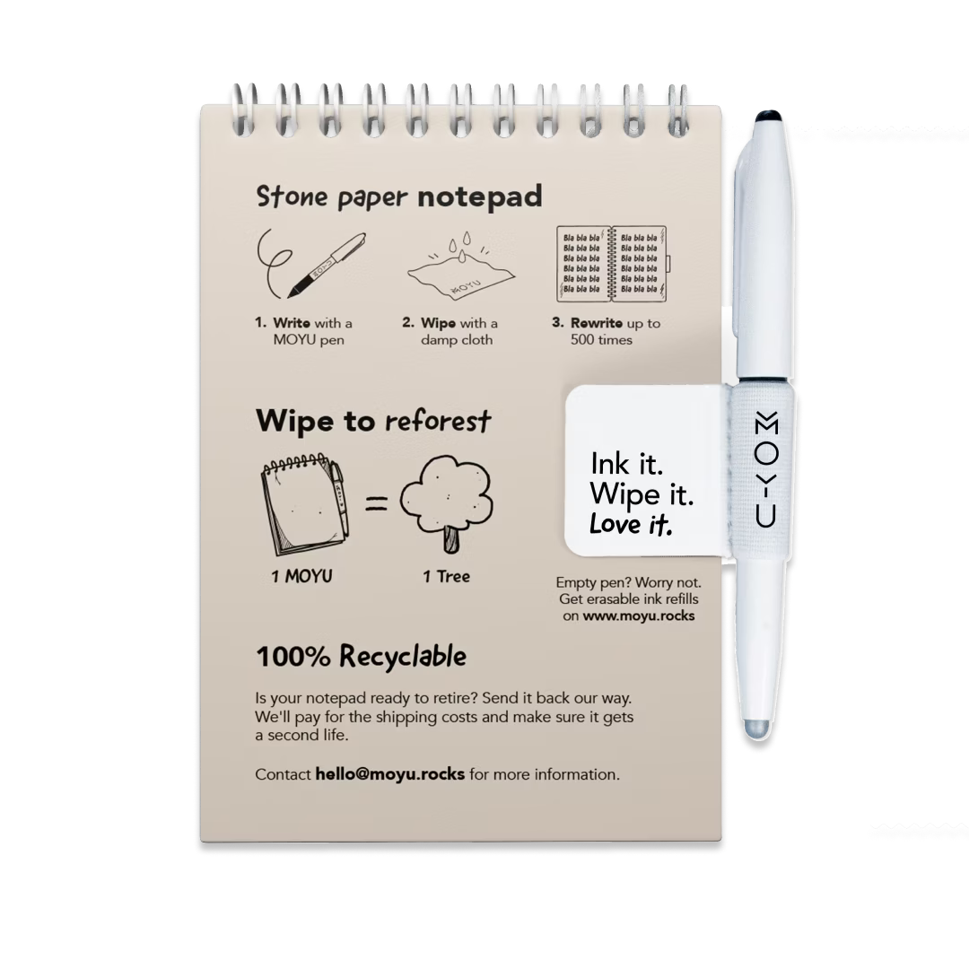 Erasable Notepad A6 - Flamingo Desert