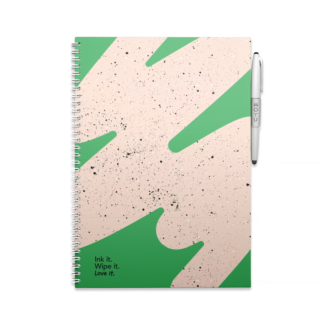 Erasable Notebook A4 - Flashy Moss