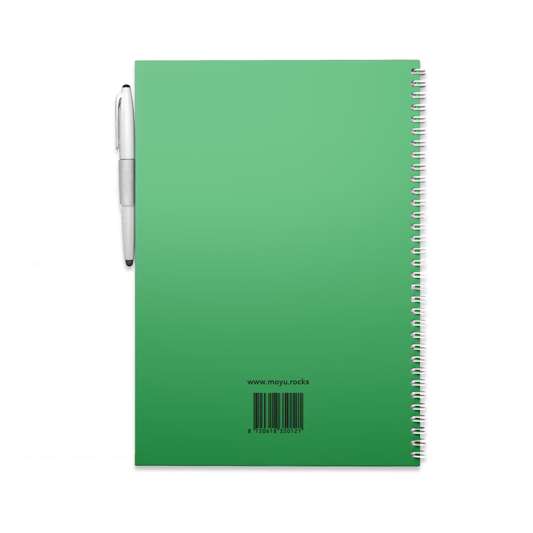 Erasable Notebook A4 - Flashy Moss