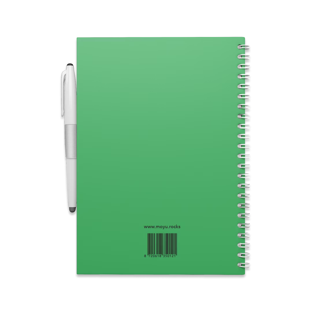 Erasable Notebook A5 - Flashy Moss