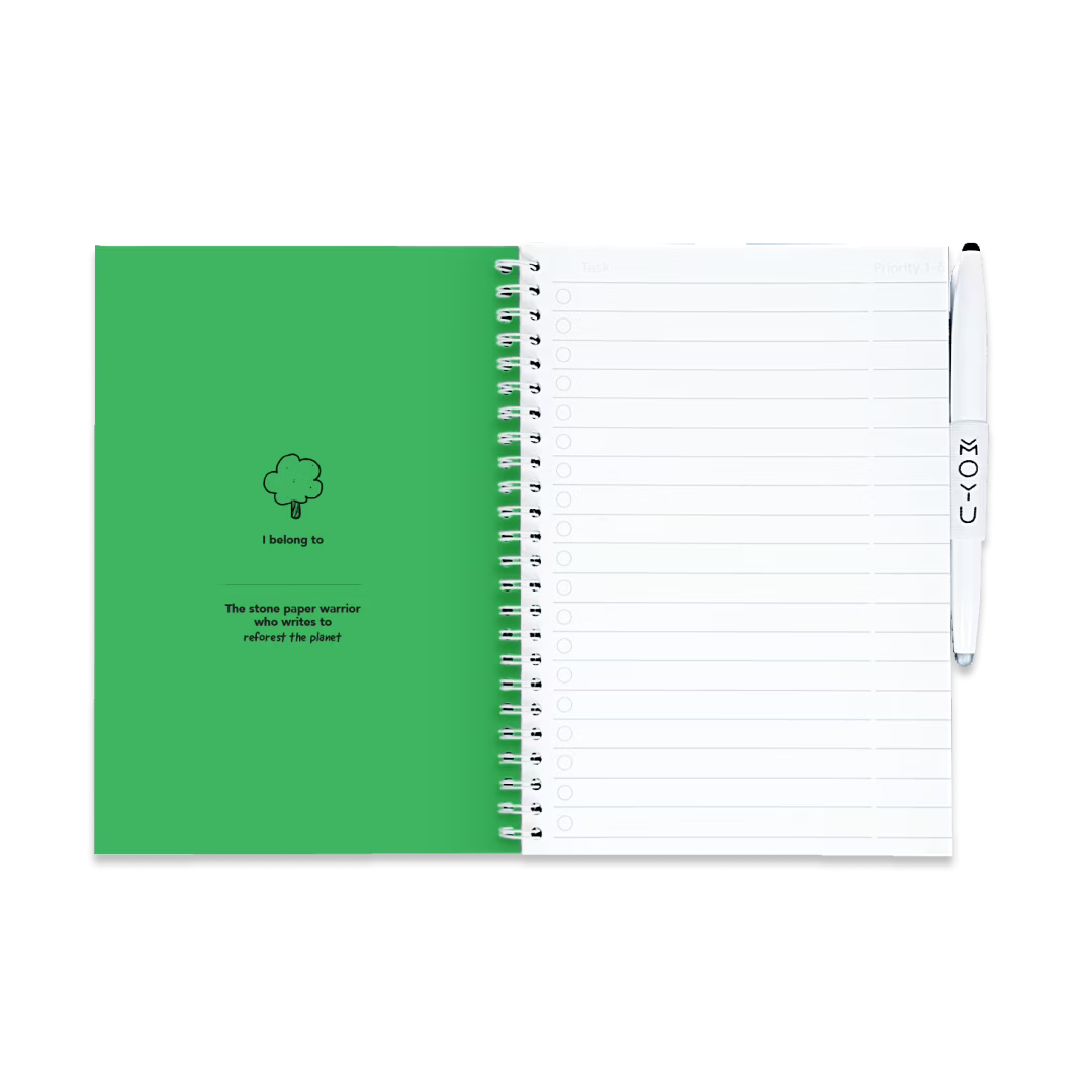 Erasable Notebook A5 - Flashy Moss