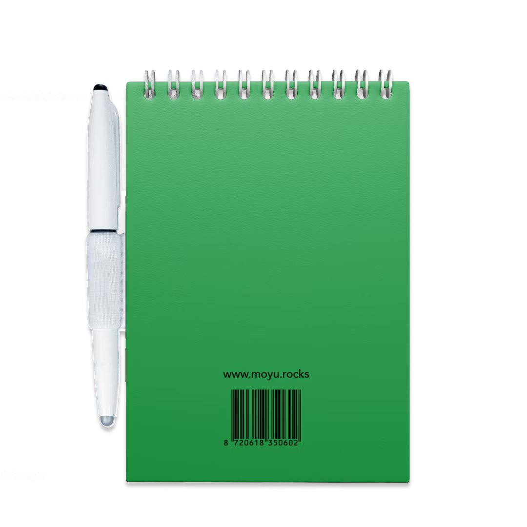 Uitwisbaar Schrijfblok A6 - Flashy Moss