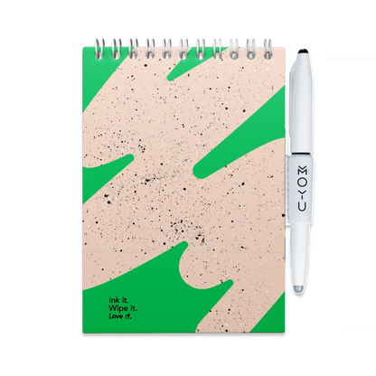 Uitwisbaar Schrijfblok A6 - Flashy Moss