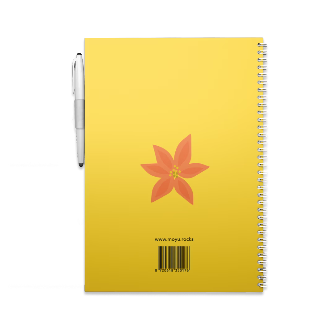 Erasable Notebook A4 - Flower Vibes