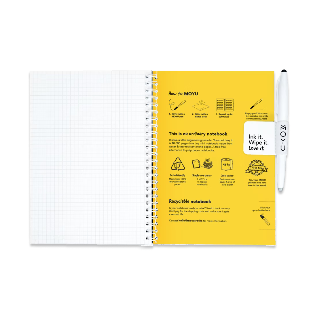 Uitwisbaar Notitieboek A5 - Flower Vibes