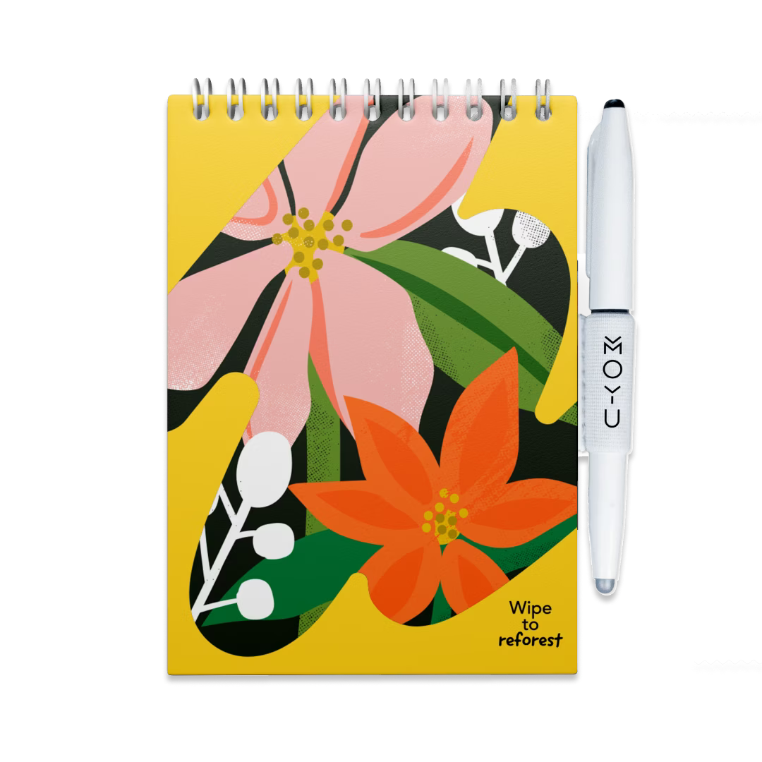 Erasable Notepad A6 - Flower Vibes